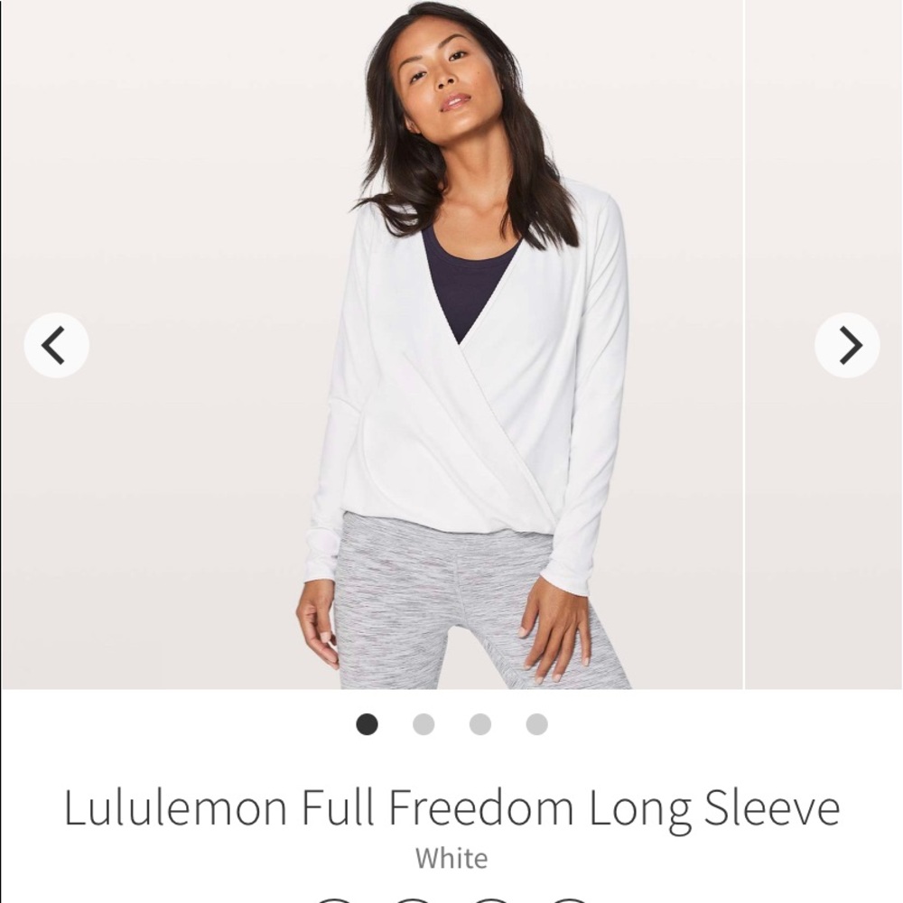 Lululemon full freedom long sleeve